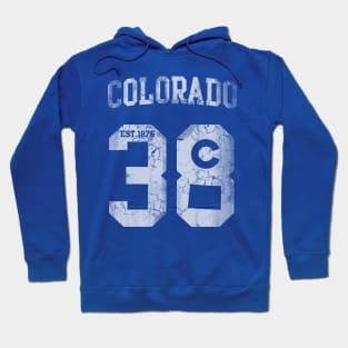 Vintage Colorado 38th State Hoodie